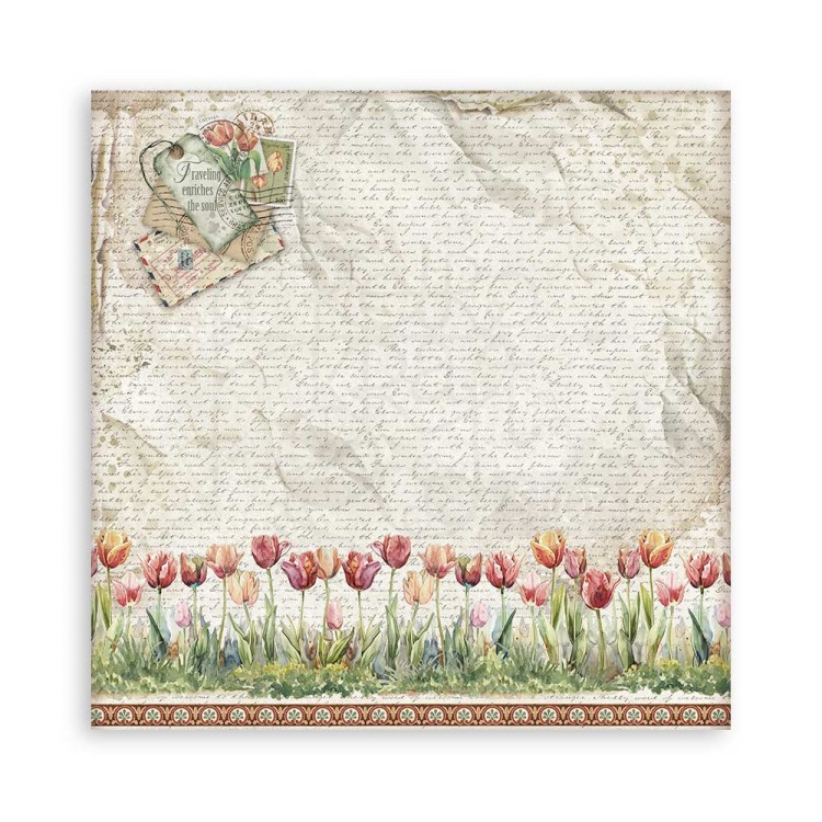 Zestaw papierów do scrapbookingu 20x20 Art of Travelling SBBSXB07 Stamperia