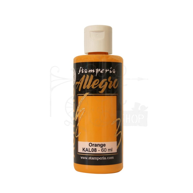 Farba akrylowa Allegro Orange pomarańczowy 60ml KAL08 Stamperia