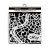 Szablon maska 12x12cm Art of Travelling Mapa KSTDS07 Stamperia