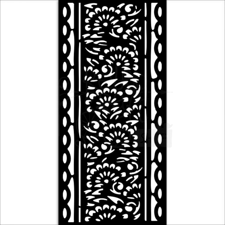 Szablon maska 12x25cm Art of Travelling Paski KSTDL111 Stamperia
