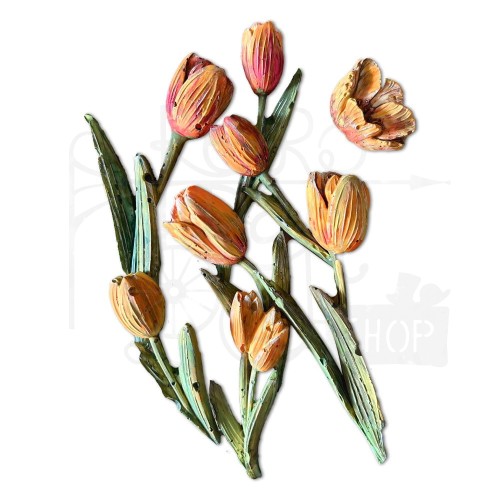 Foremka silikonowa A5 Art of Travelling Tulipany KACMA550 Stamperia