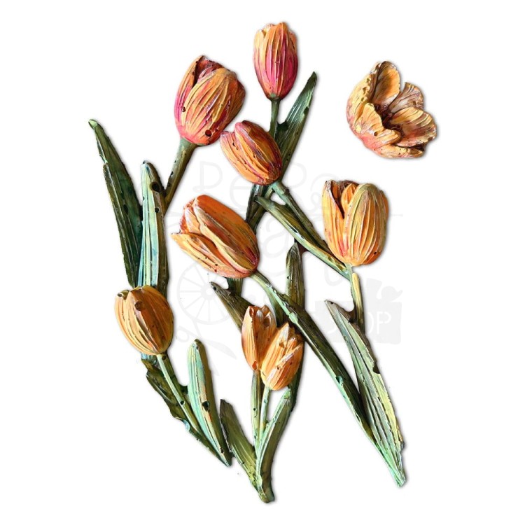 Foremka silikonowa A5 Art of Travelling Tulipany KACMA550 Stamperia