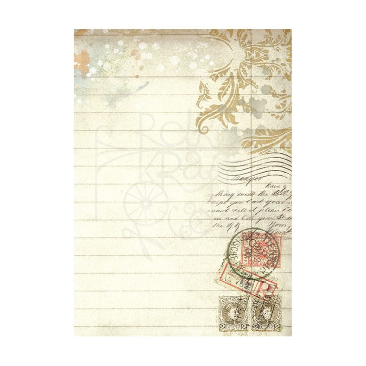 Papier ryżowy A6 Art of Travelling DFSAK6035 Stamperia