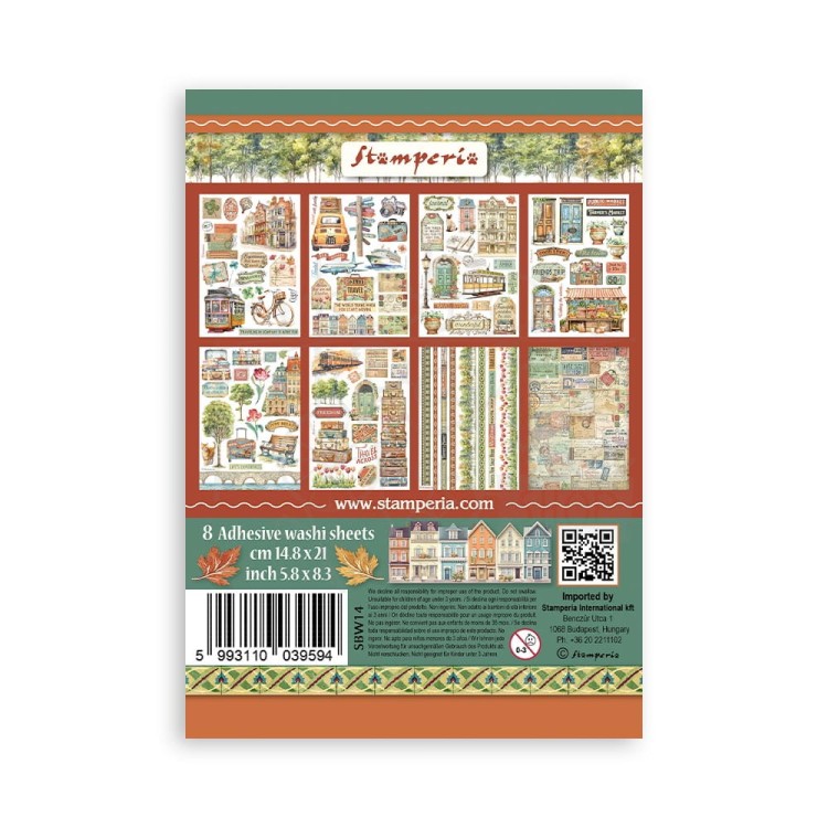 Papier washi A5 Art of Travelling SBW14 Stamperia