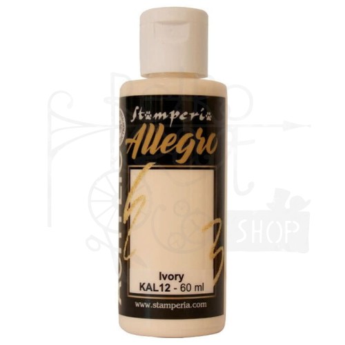 Farba akrylowa Allegro Kość Słoniowa 60ml KAL12 Stamperia