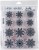 Stempel gumowy kauczukowy Mini Swirley Snowflakes CMS320 Tim Holtz Stampers Anonymous