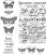 Stempel gumowy kauczukowy Papillon CMS106 Tim Holtz Stampers Anonymous
