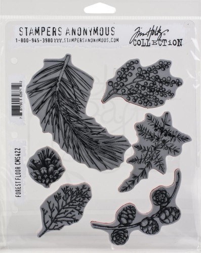 Stempel gumowy kauczukowy Forest Floor CMS422 Tim Holtz Stampers Anonymous