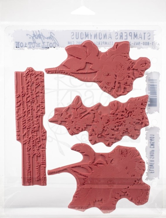 Stempel gumowy kauczukowy Flower Shop CMS401 Tim Holtz Stampers Anonymous