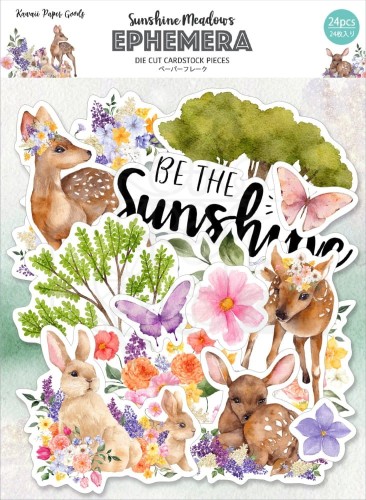Ozdoby papierowe die-cuts Sunshine Meadows Ephemera MP-61101 Memory Place