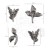 Ozdoby metalowe listki Idea-Ology Adornments Foliage TH94311 Tim Holtz