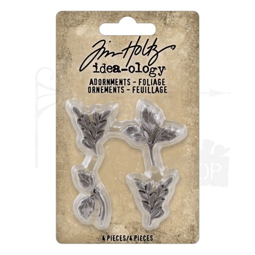 Ozdoby metalowe listki Idea-Ology Adornments Foliage TH94311 Tim Holtz