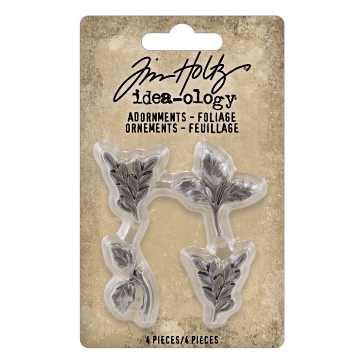 Ozdoby metalowe listki Idea-Ology Adornments Foliage TH94311 Tim Holtz