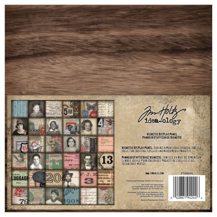 Ramka panel drewniany Idea-ology Vignette Display Panel TH94244 Tim Holtz