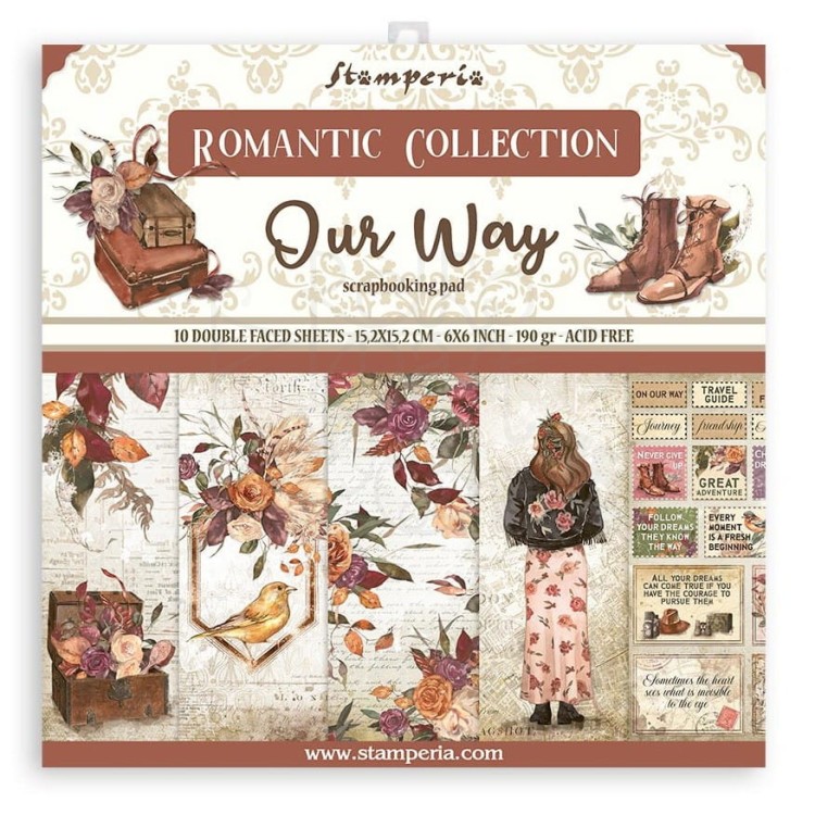 Zestaw papierów do scrapbookingu 15x15 Our Way SBBXS19 Stamperia