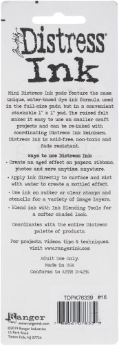 Zestaw 4 tuszów Tim Holtz Distress Mini Ink Pads - Kit 16 TDPK76339 Ranger