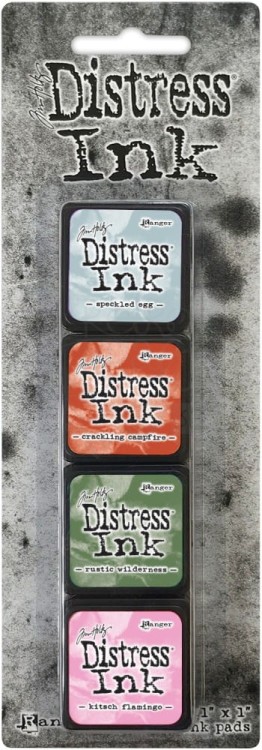 Zestaw 4 tuszów Tim Holtz Distress Mini Ink Pads - Kit 16 TDPK76339 Ranger