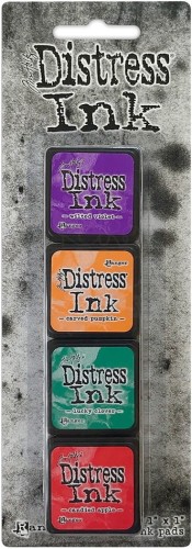 Zestaw 4 tuszów Tim Holtz Distress Mini Ink Pads - Kit 15 TDPK46752 Ranger
