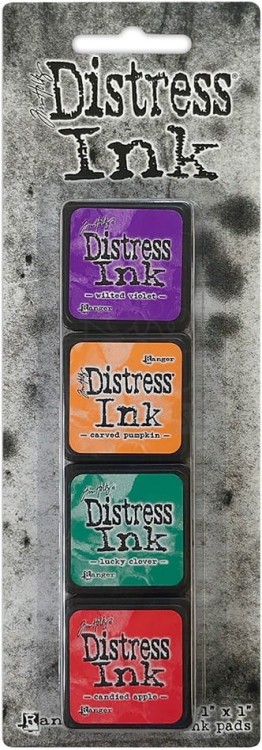 Zestaw 4 tuszów Tim Holtz Distress Mini Ink Pads - Kit 15 TDPK46752 Ranger