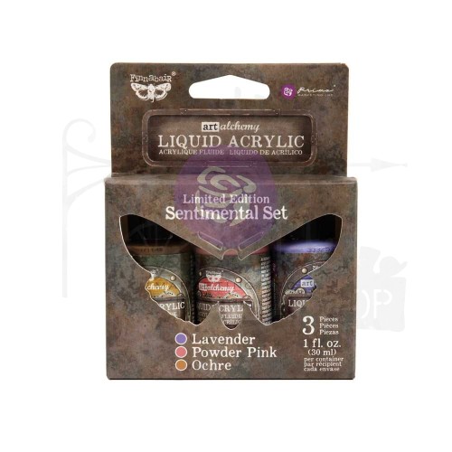Zestaw farb Liquid Acrylic Sentimental 3 x 30ml 969950 Prima