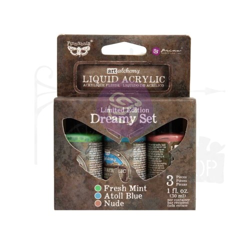Zestaw farb Liquid Acrylic Dreamy 3 x 30ml 969943 Prima