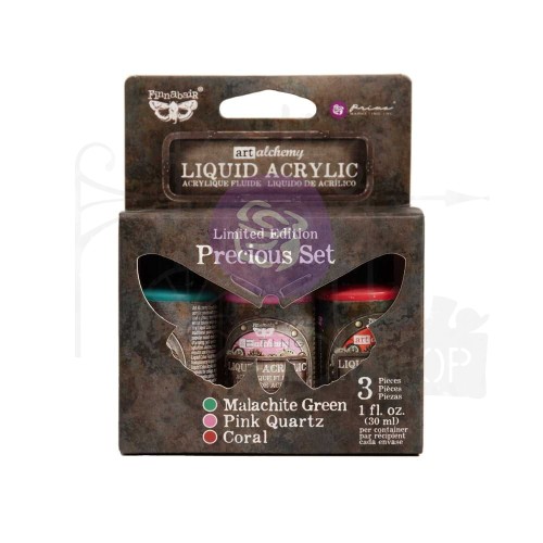 Zestaw farb Liquid Acrylic Precious 3 x 30ml 969936 Prima