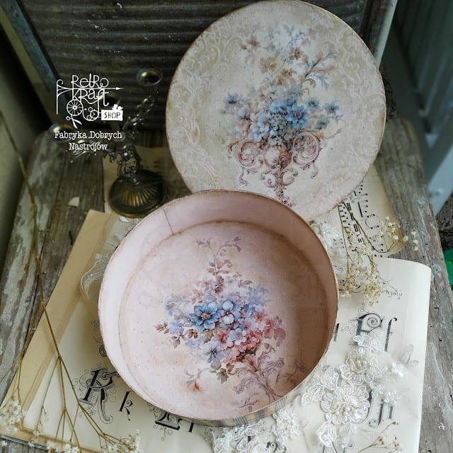 Pudełko okrągłe z łuby 16cm