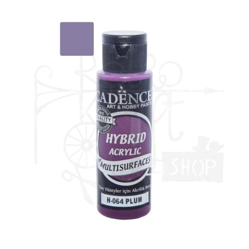 Farba akrylowa hybrydowa Śliwkowy 70ml H64-70ML Cadence