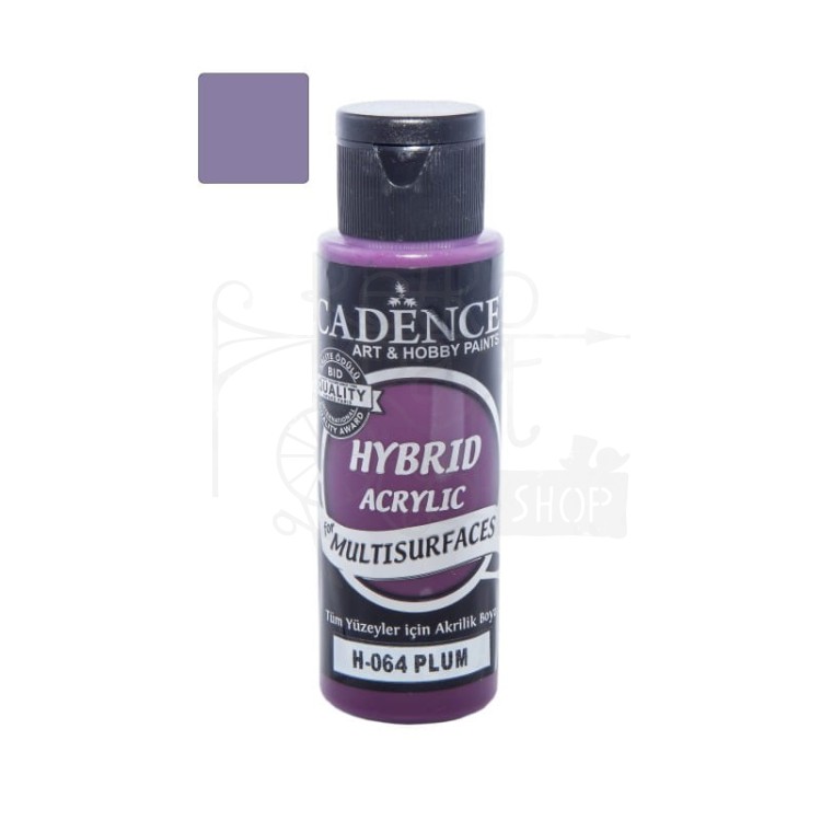 Farba akrylowa hybrydowa Śliwkowy 70ml H64-70ML Cadence
