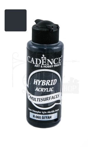 Farba akrylowa hybrydowa Czarny 120ml H60 Cadence