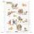 Papier ryżowy do decoupage A4 Wielkanoc retro dzieci R1082 ITD Collection