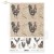 Papier ryżowy do decoupage A4 Wielkanoc koguty R1091 ITD Collection