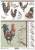 Papier ryżowy do decoupage A4 Wielkanoc koguty R1092 ITD Collection