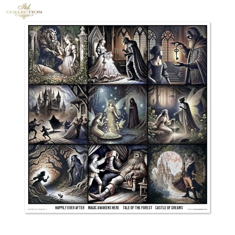 Zestaw papierów do scrapbookingu 30x30 Lost in a Fairy Tale SLS-085 ITD Collection
