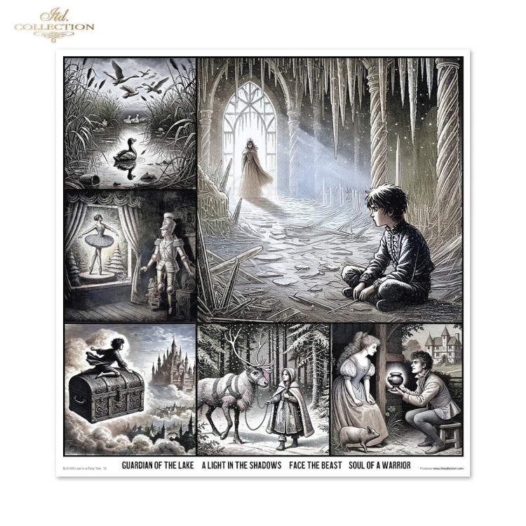 Zestaw papierów do scrapbookingu 30x30 Lost in a Fairy Tale SLS-085 ITD Collection