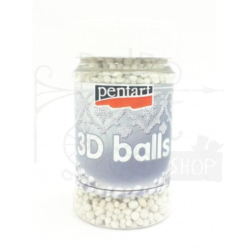 Kulki 3D małe mikrokulki 4183 Pentart