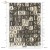 Papier ryżowy do decoupage A4 geometyczne czarno-białe wzorki litery alfabet R2529 ITD Collection