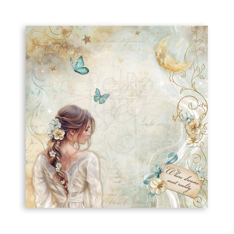 Zestaw papierów jednostronnych do scrapbookingu 20x20 Masquerade 22szt SBBSXB08 Stamperia