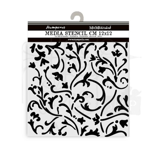 Szablon maska 12x12cm Masquerade Ornamenty KSTDS11 Stamperia
