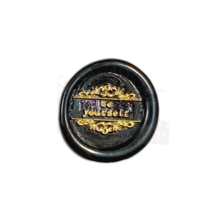 Mosiężna głowica do stempla Be Yourself 25mm WAXSL01_4 Stamperia