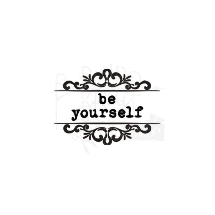 Mosiężna głowica do stempla Be Yourself 25mm WAXSL01_4 Stamperia