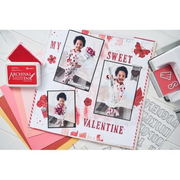 Zestaw wykrojniki i stemple Framelits Fine Line Alpha 01 by 49 and Market 60szt 666807 Sizzix