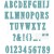 Wykrojnik Framelits Fine Line Alpha 02 by 49 and Market 45szt 666808 Sizzix
