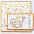 Szablon maska 15x15cm Tło zajączki i tulipany MMS4K-043 Nellie's Choice
