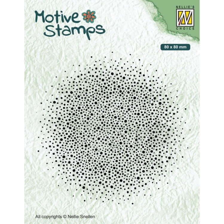 Stempel akrylowy Tło kropki TXCS018 Nellie's Choice