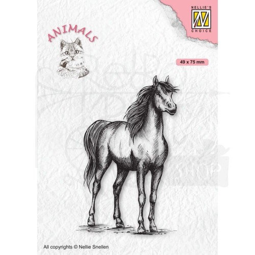 Stempel akrylowy Koń ANI019 Nellie's Choice