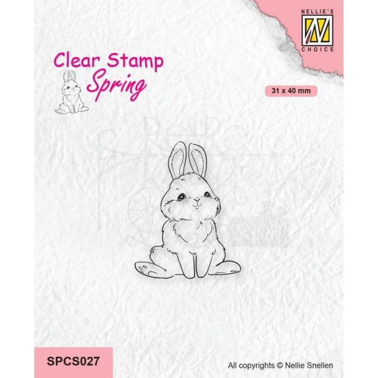 Stempel akrylowy Uroczy zajączek SPCS027 Nellie's Choice