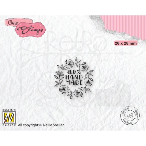 Stempel akrylowy Napis 100% hand made DTCS032 Nellie's Choice