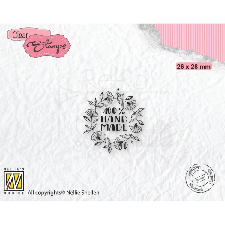 Stempel akrylowy Napis 100% hand made DTCS032 Nellie's Choice