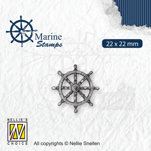 Stempel akrylowy Koło sterowe VCS002 Nellie's Choice